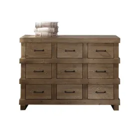 Adams - Anqtique Dresser - Brown Oak by Couch.com