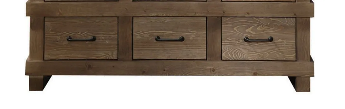 Adams - Anqtique Dresser - Brown Oak by Couch.com