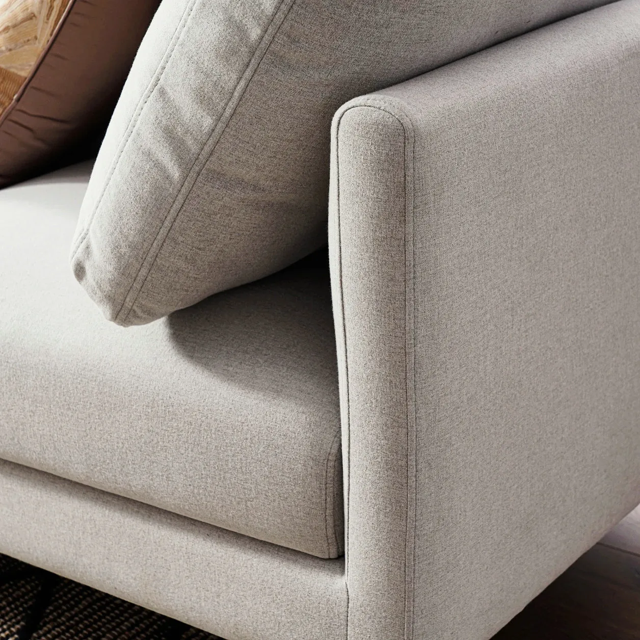 Adams Chaise Sectional Sofa | Sleek Modern Comfort by Castlery by Couch.com