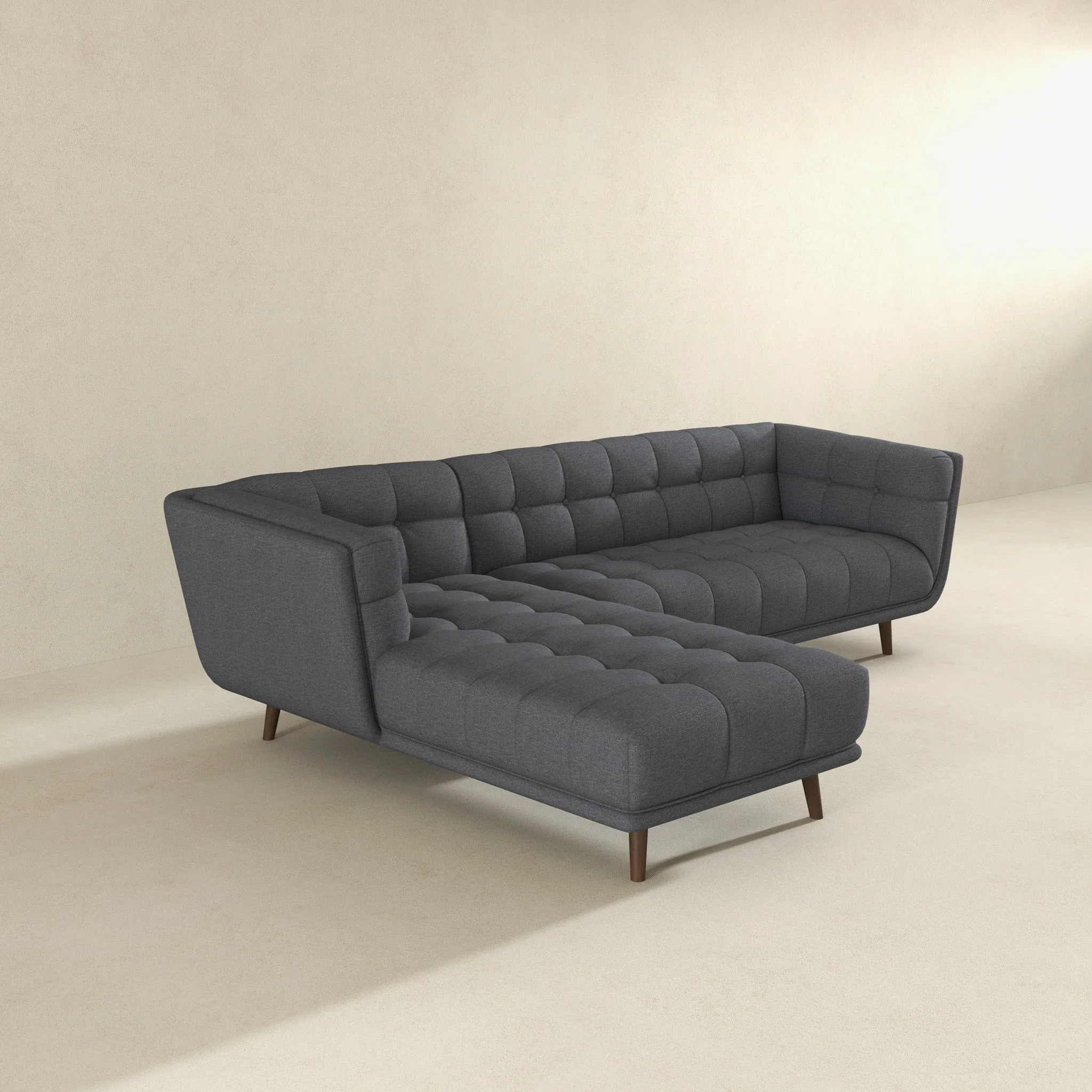 Addison - L Shape Sectional Sofa Tufted by Couch.com