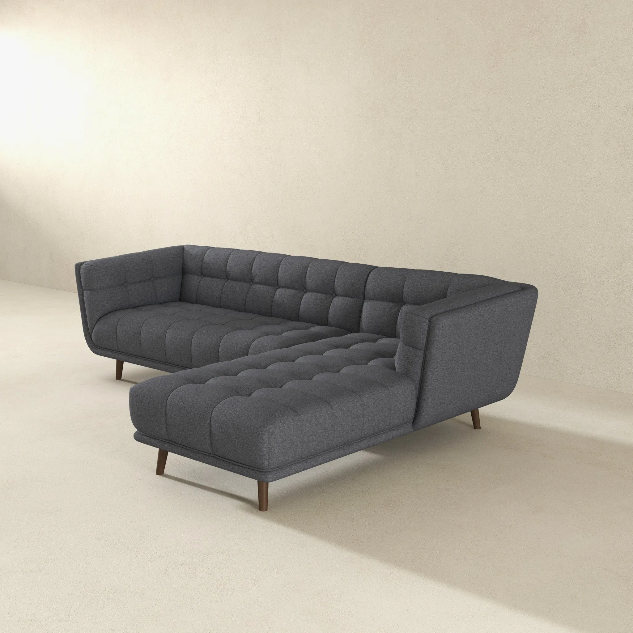 Addison - L Shape Sectional Sofa Tufted by Couch.com