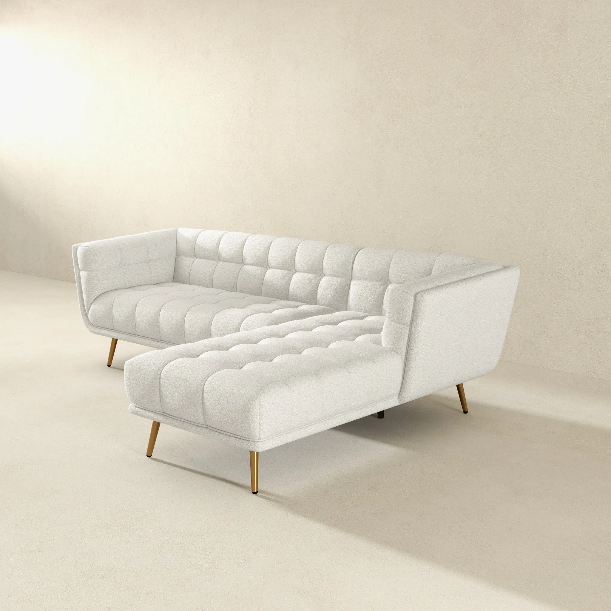 Addison - L Shape Sectional Sofa Tufted by Couch.com