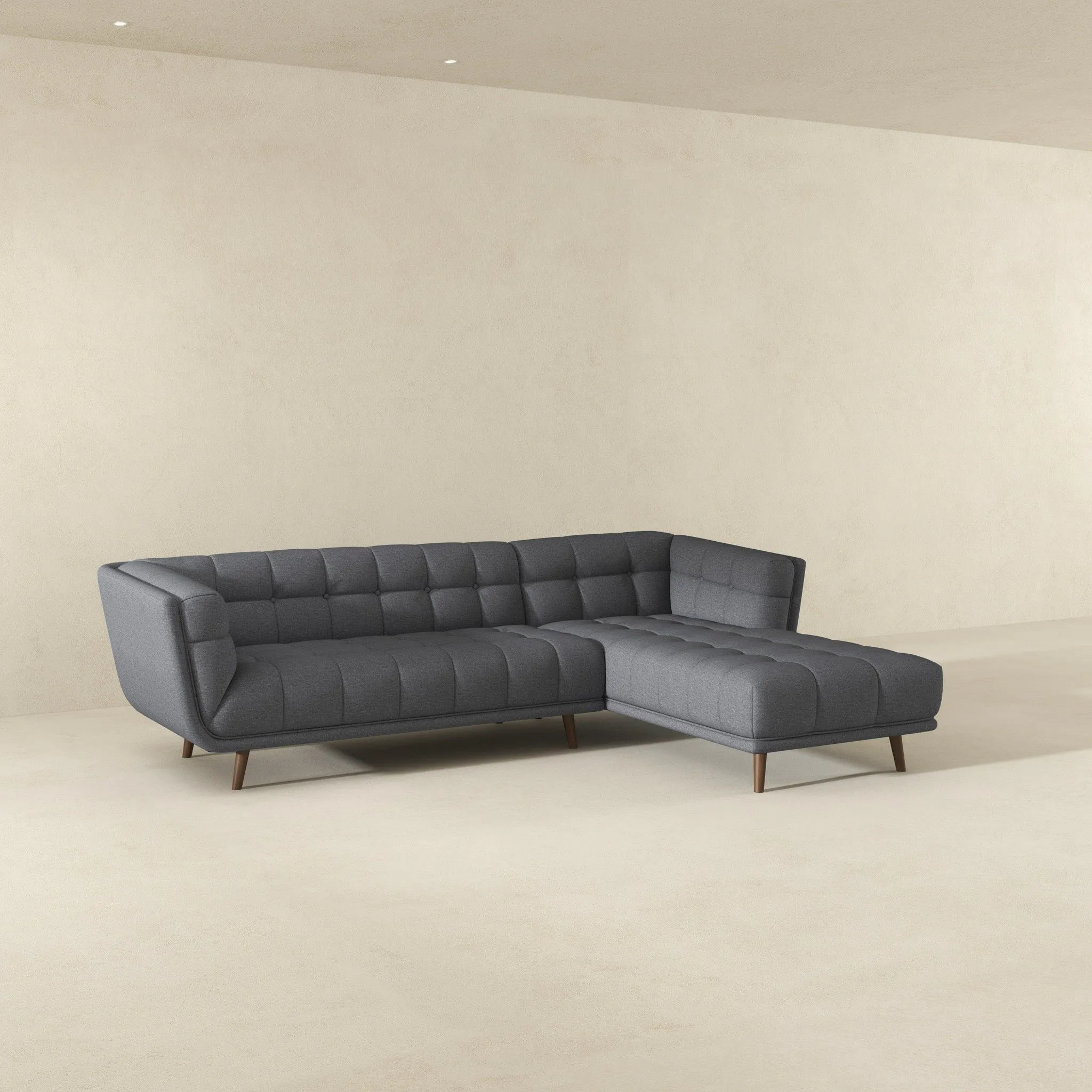 Addison - L Shape Sectional Sofa Tufted by Couch.com