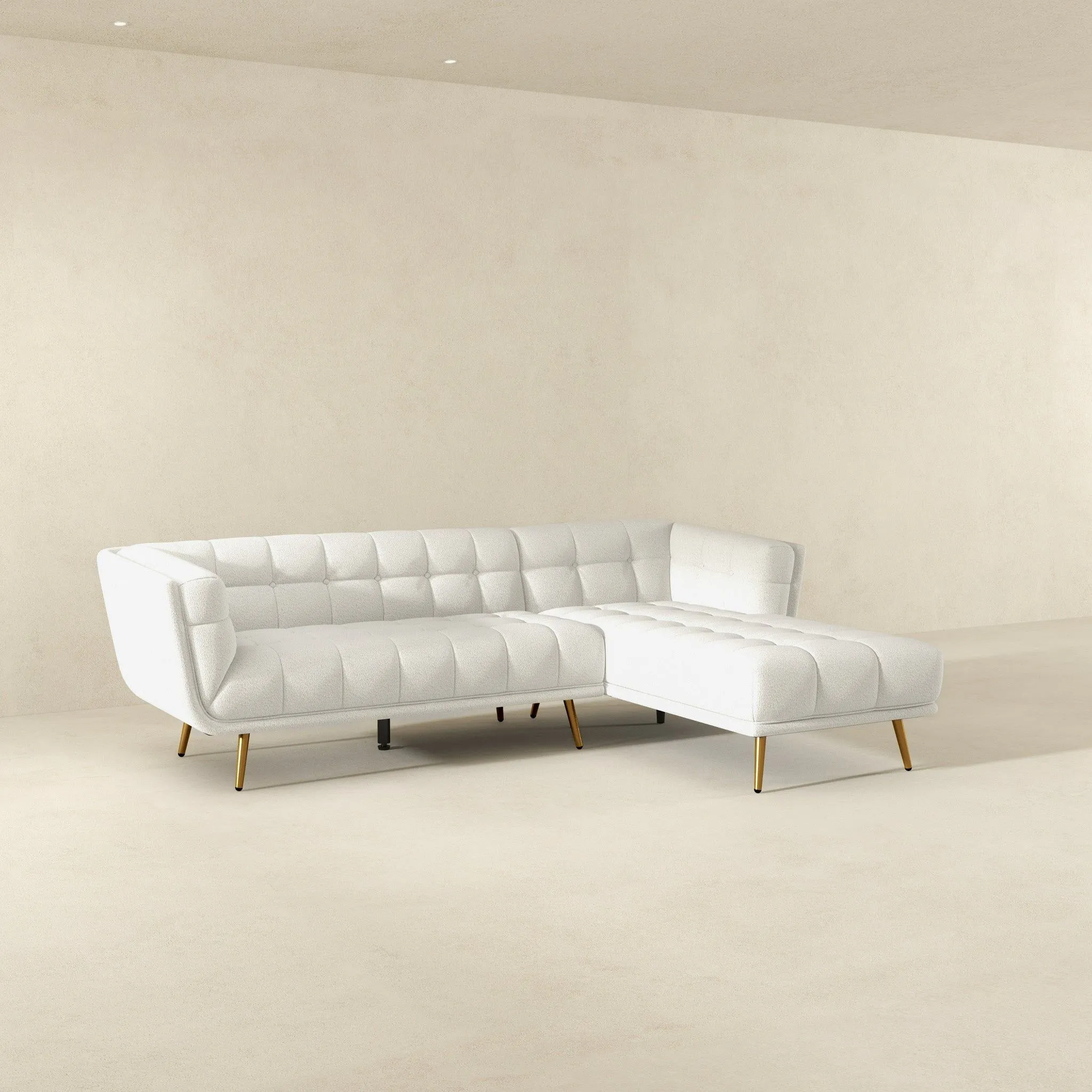 Addison - L Shape Sectional Sofa Tufted by Couch.com
