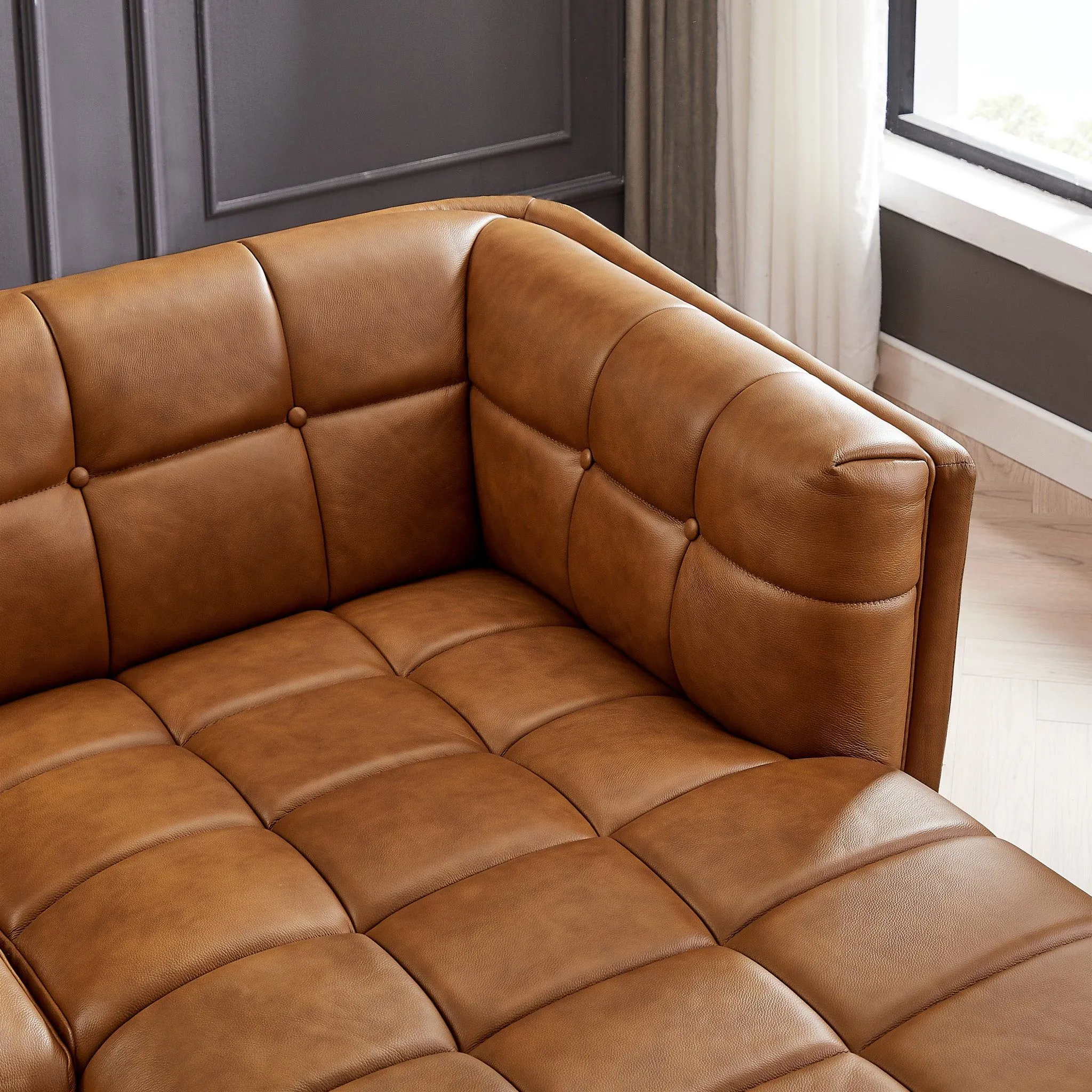 Addison - L Shape Sectional Sofa Tufted by Couch.com