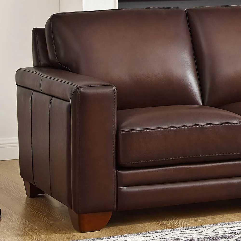 Aiden - Leather Sofa by Couch.com