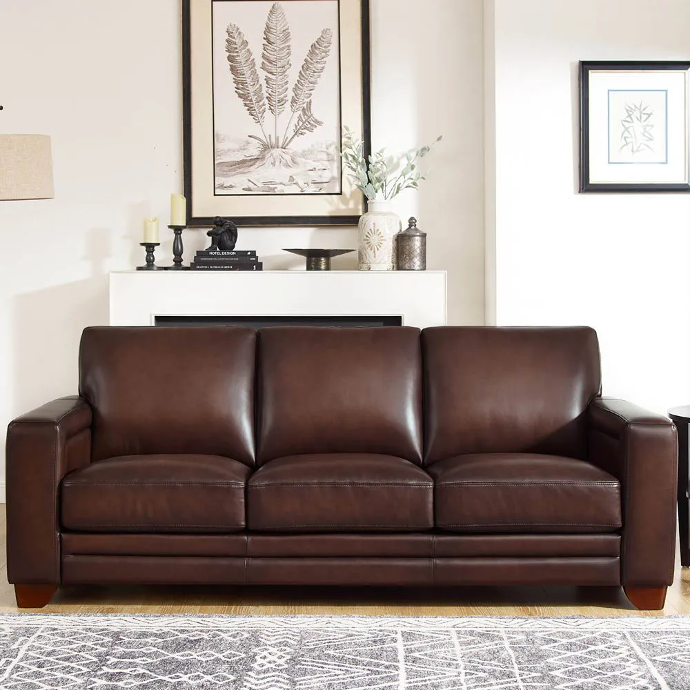 Aiden - Leather Sofa by Couch.com