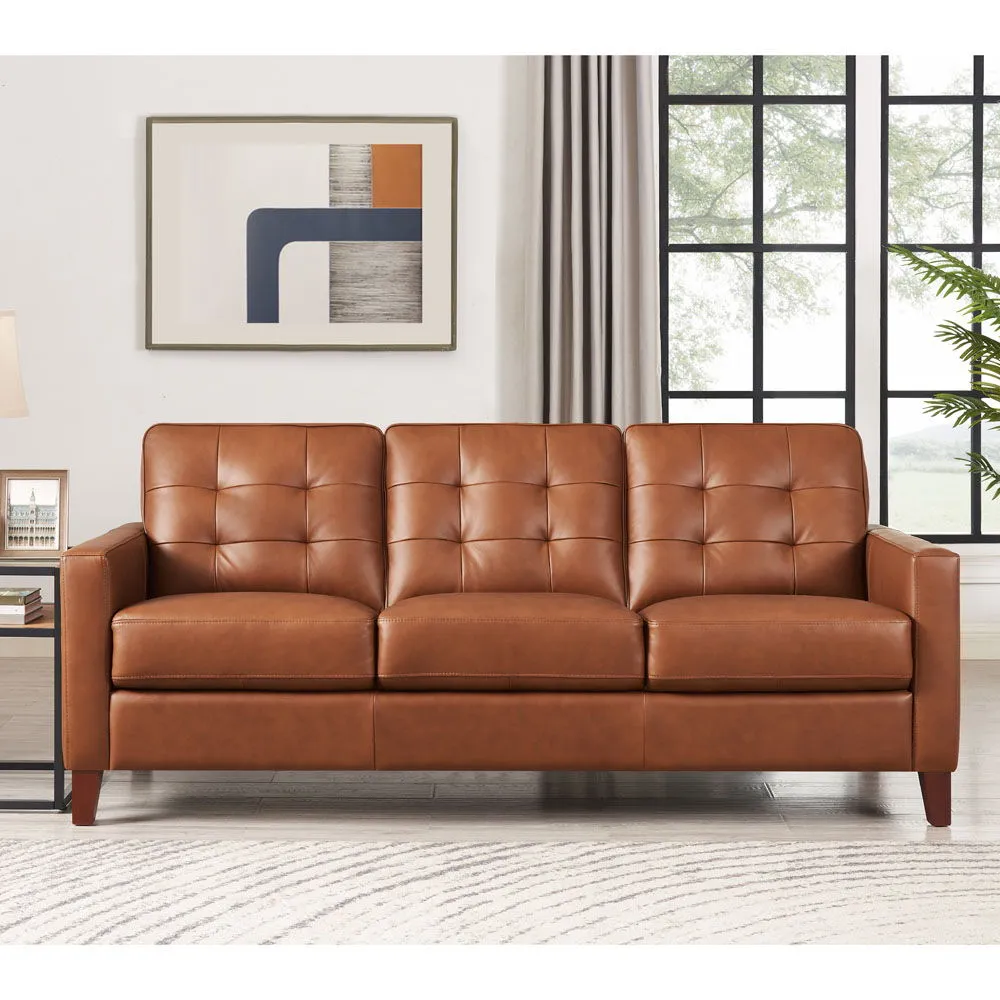 Aiden - Leather Sofa by Couch.com
