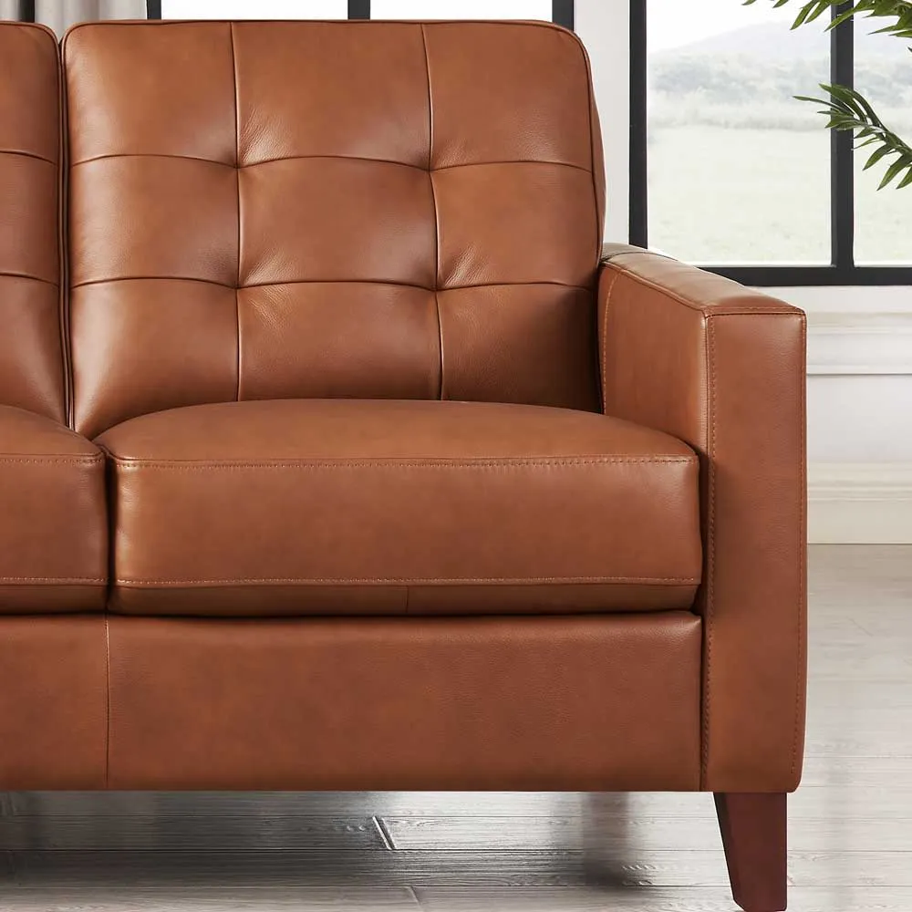 Aiden - Leather Sofa by Couch.com