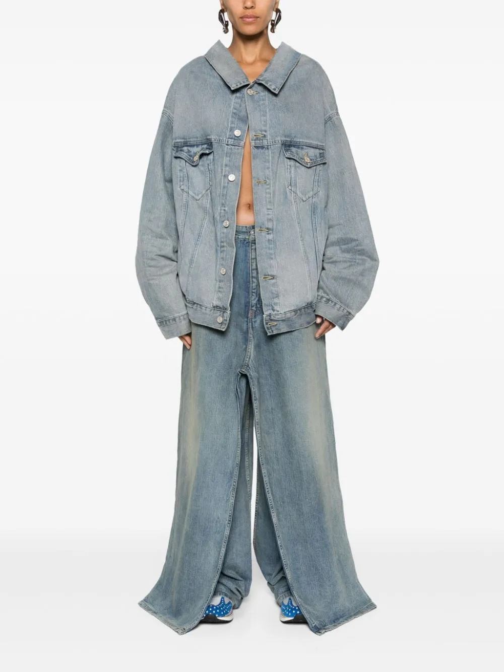 Balenciaga Women's Coats Clear blue