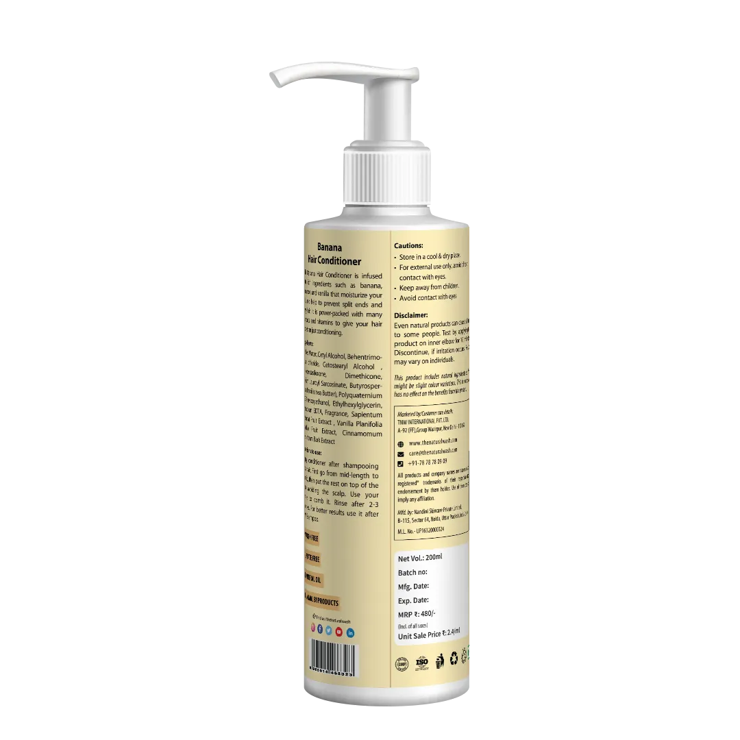Banana Hair Conditioner.