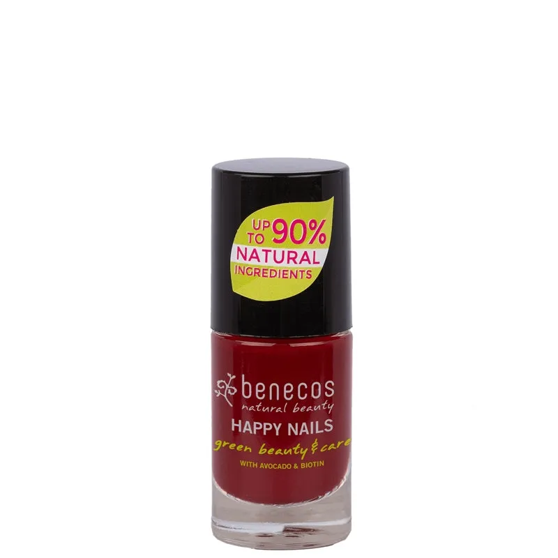 Benecos Nail Polish Cherry Red 5ml UK DELIVERY ONLY