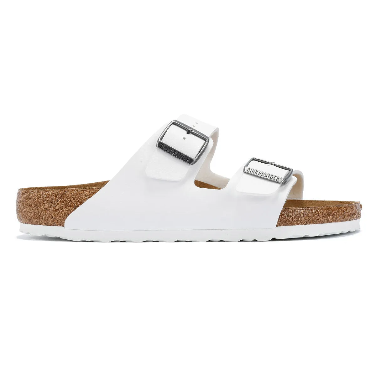 Birkenstock Arizona Birko-Flor Mens White Sandals