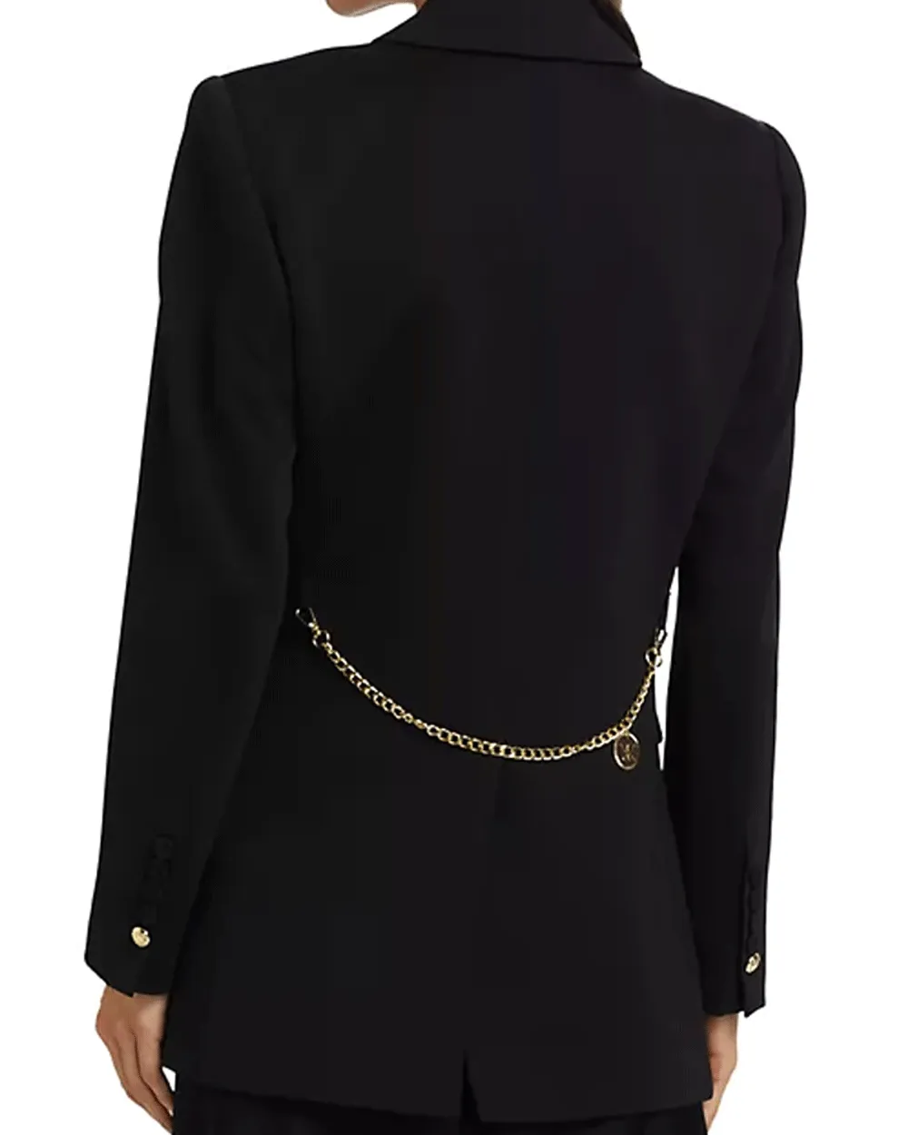 Black Luxe Stretch Viscose Jacket