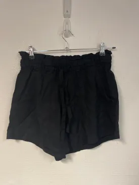 Black papaerbag shorts, H&M, Size 10 (Lyocel)