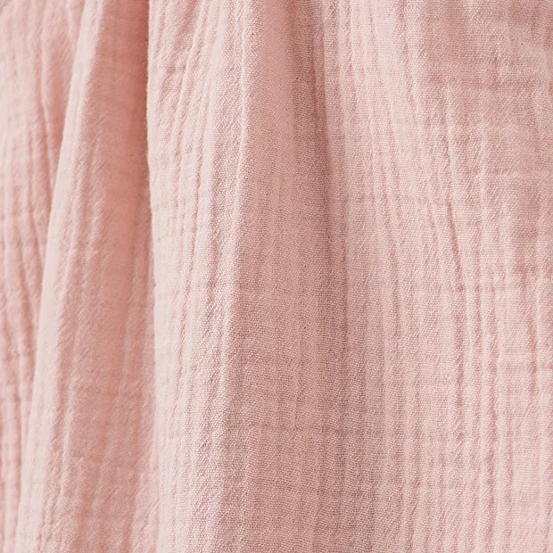 Blush Organic Muslin Flutter Sleeve & Bloomer Set
