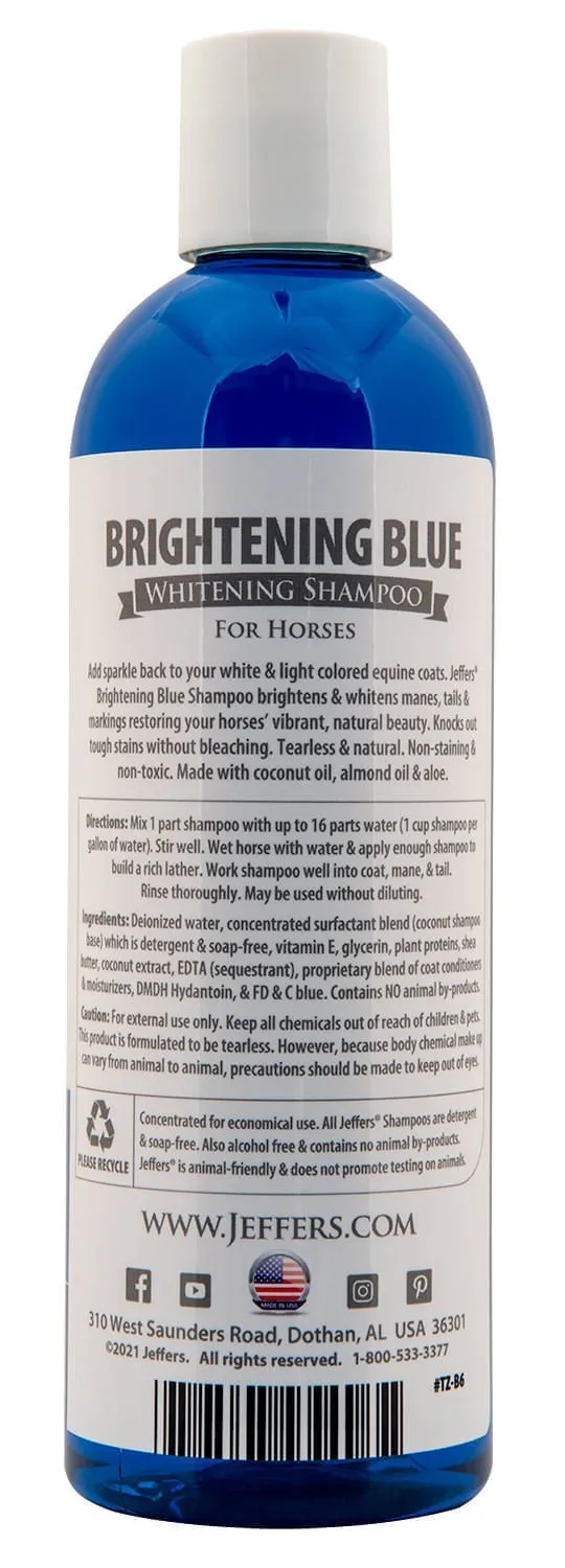 Brightening Blue Shampoo for Horses