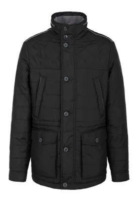 Bugatti Quilted Jacket, Black