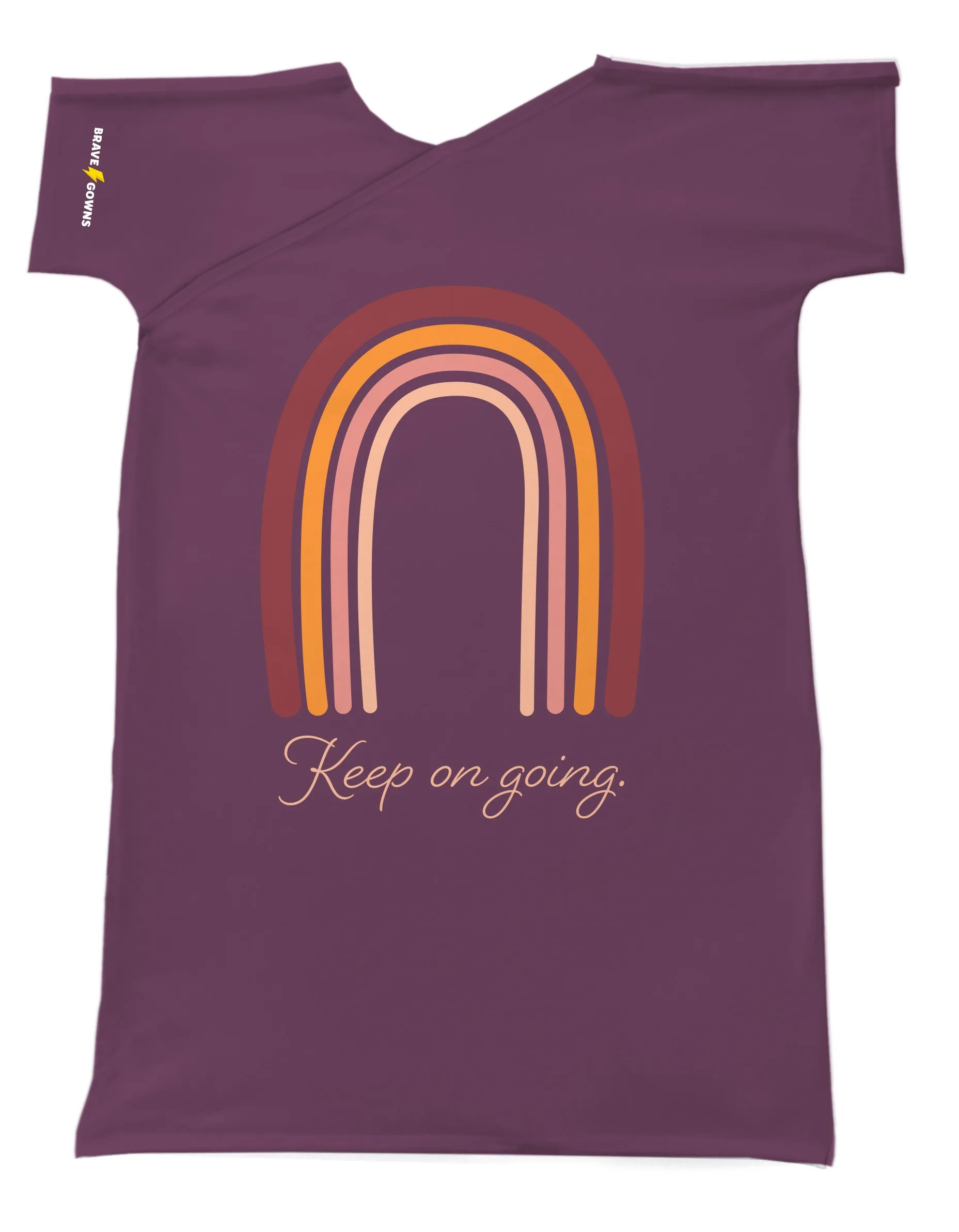 CHARLIE'S VILLAGE KEEP GOING RAINBOW GOWN