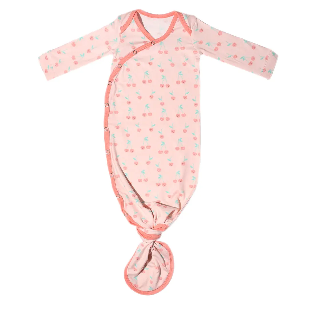 Cherry Knotted Gown