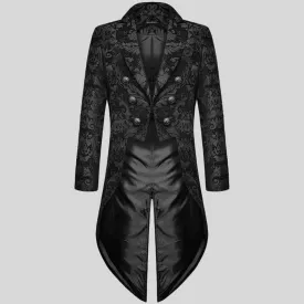 Chic Elegant Black Victorian Tailcoat | Perfect for Formal Occasions