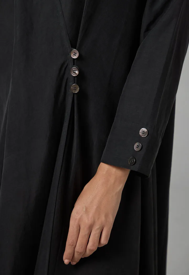 Choice Solid Oversized Maxi Abaya With Hijab Black