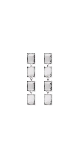 Chunky Gemstone Drop Earrings