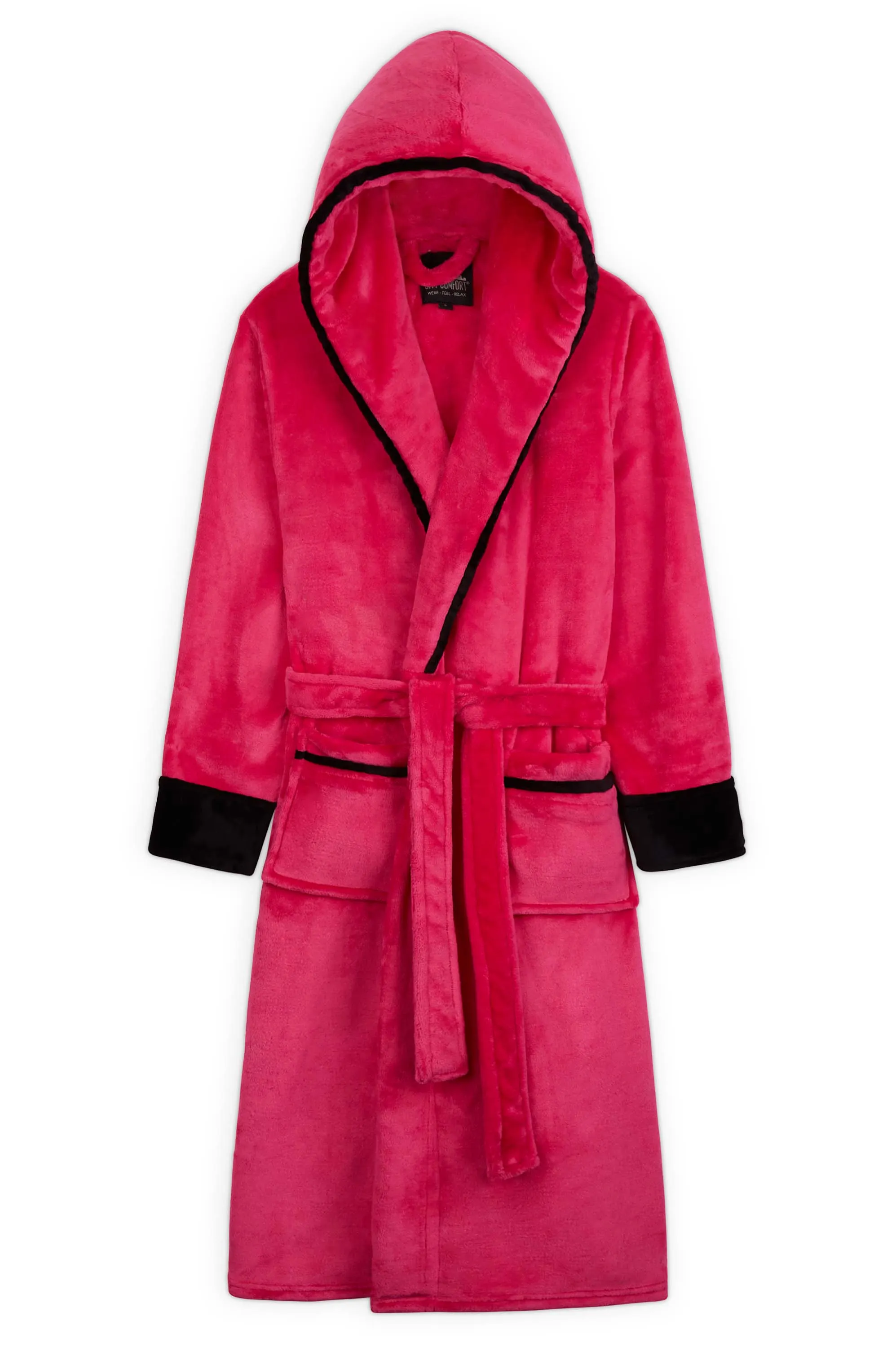 CityComfort Ladies Dressing Gowns Soft Fleece Hooded Women's Robes