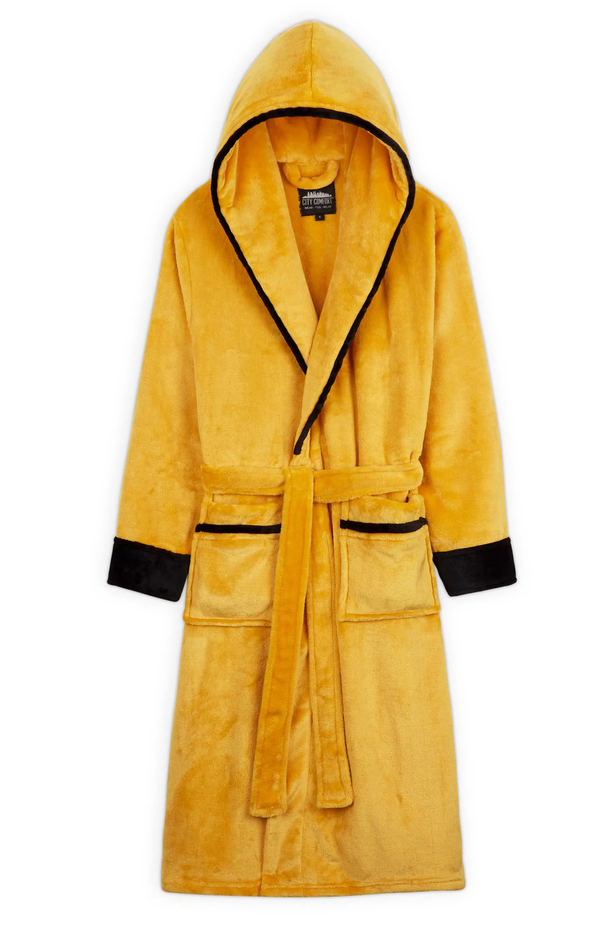 CityComfort Ladies Dressing Gowns Soft Fleece Hooded Women's Robes