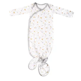 Copper Pearl Newborn Knotted Gown / Arlo