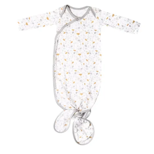 Copper Pearl Newborn Knotted Gown / Arlo
