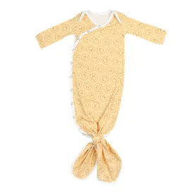 Copper Pearl Newborn Knotted Gown / Vance