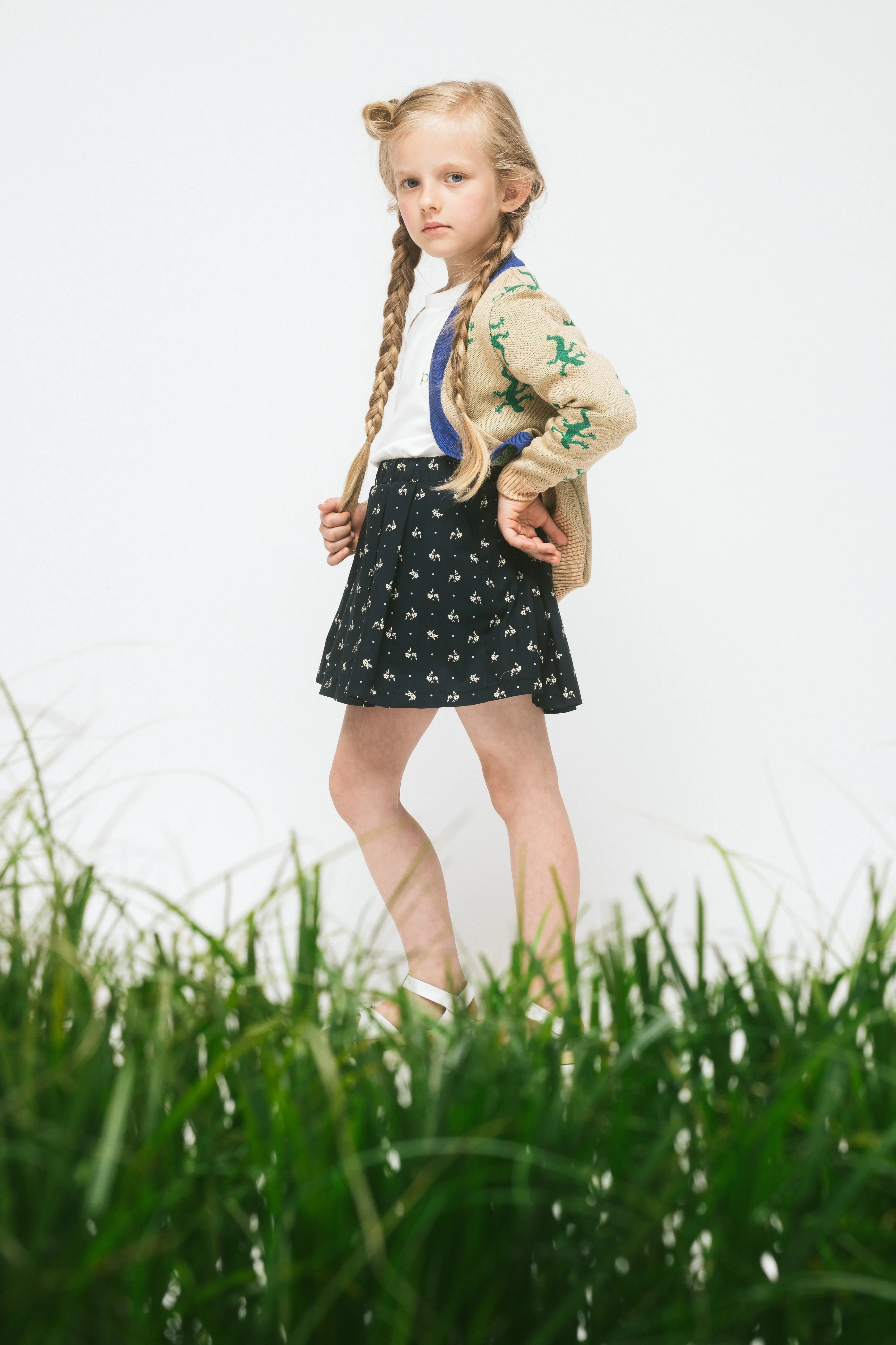 Cotton Skorts Pearl, Black