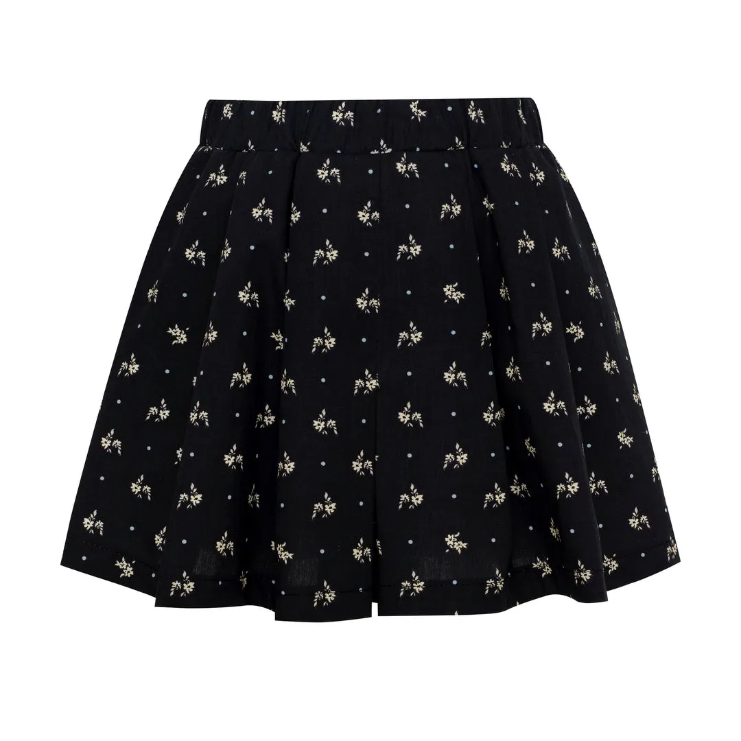 Cotton Skorts Pearl, Black