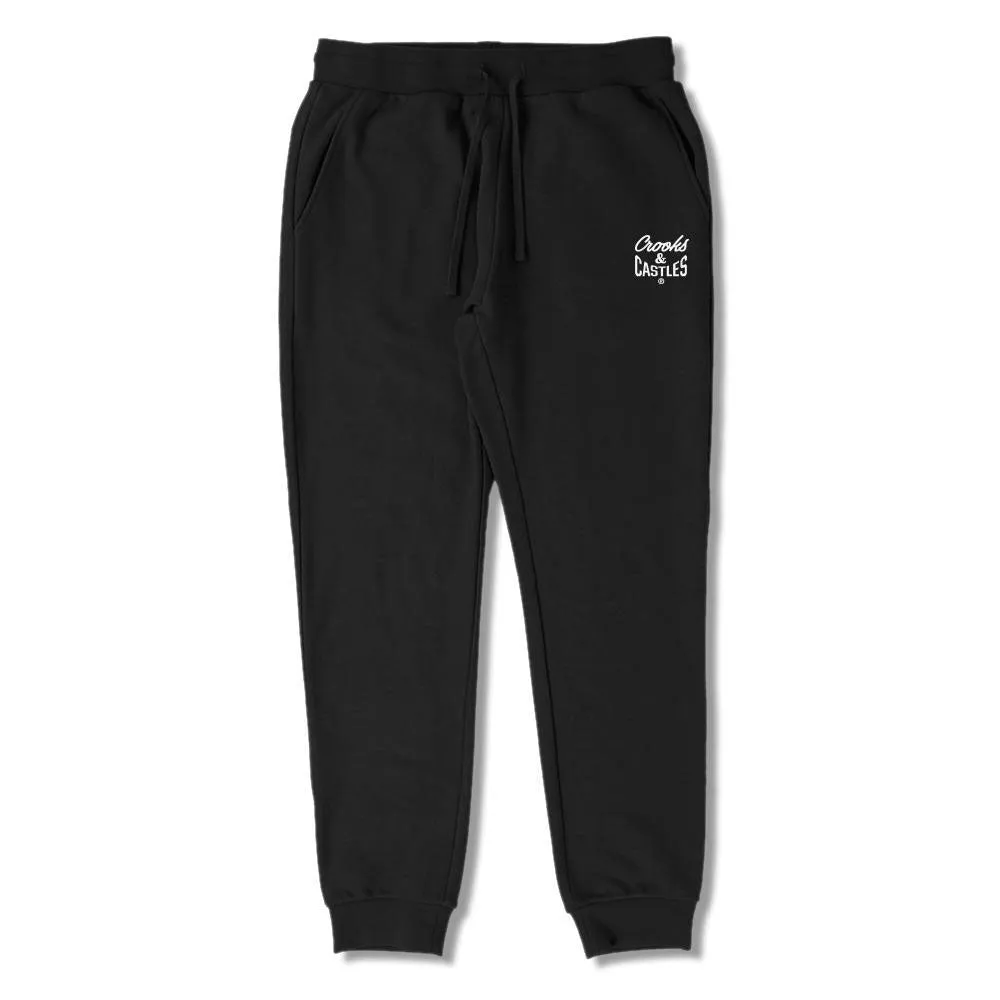 Crooks & Castles Castle Core Logo Tracksuit Black