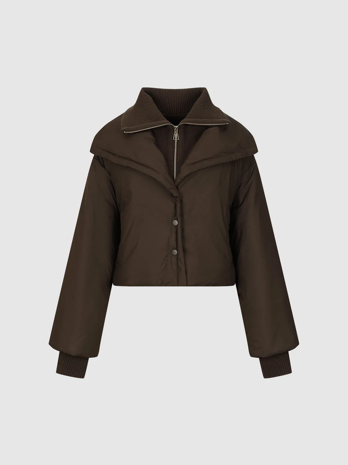 Cropped Padded Down Outerwear