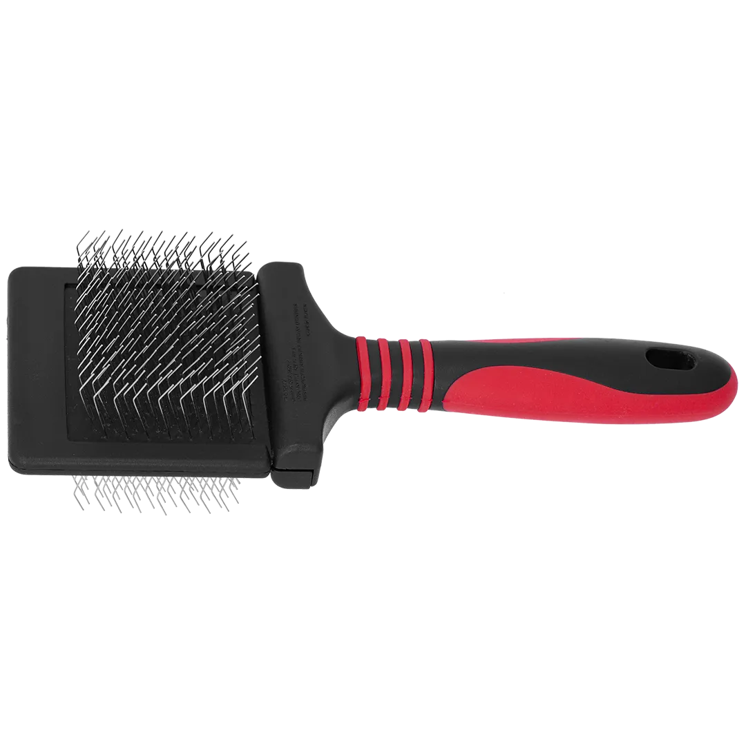 Dematting Extra Firm Red Slicker Brush by Dog Fashion Spa