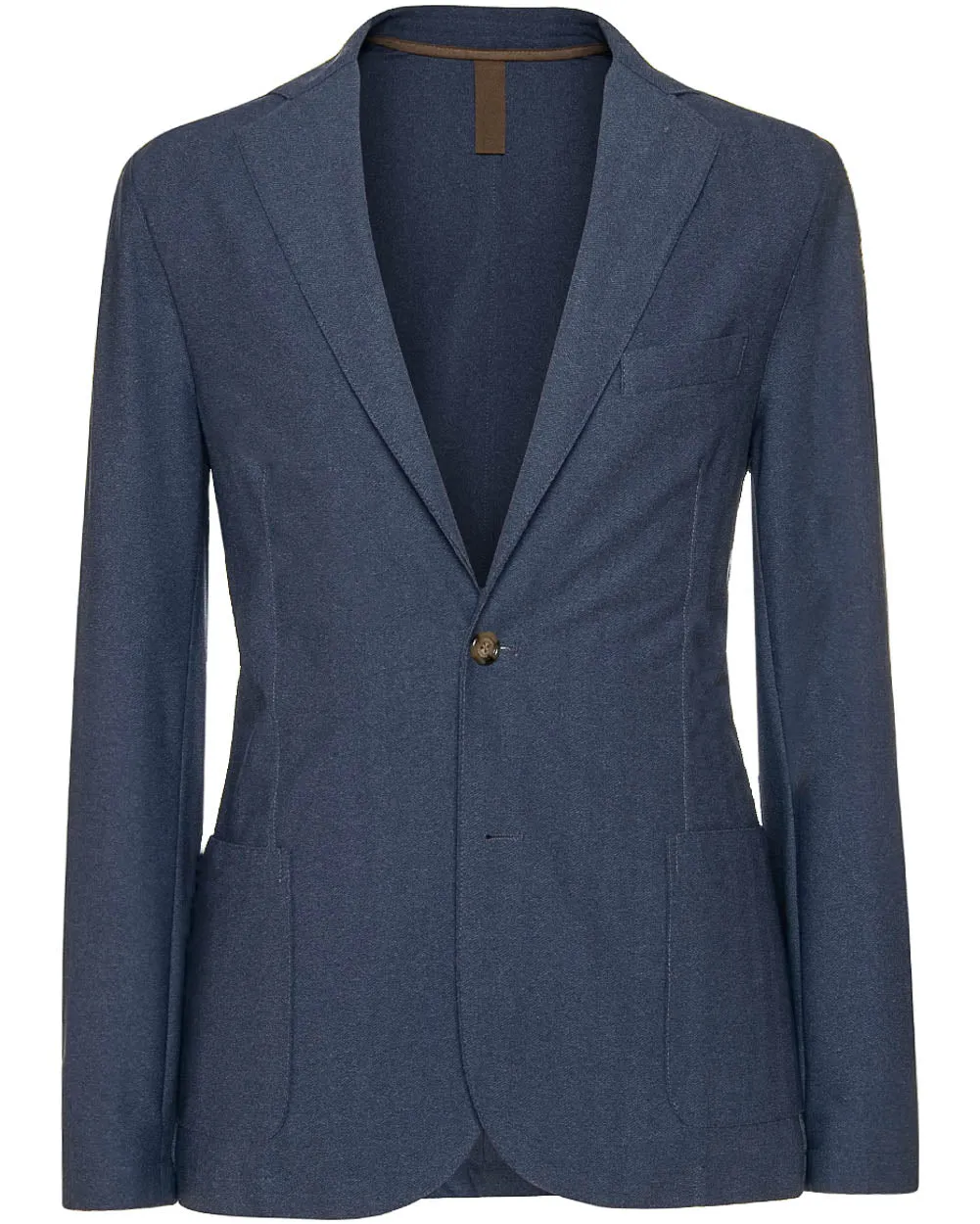 Denim Blue Herringbone Jacket