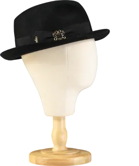 Elie Saab X Borsalino Black Nila Hat UK S