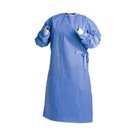 Fabric-Reinforced Surgical Gown with Towel Astound® X-Large Blue Sterile AAMI Level 3 Disposable - Cardinal  Mfr# 9541