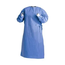Fabric-Reinforced Surgical Gown with Towel Astound® X-Large Blue Sterile AAMI Level 3 Disposable - Cardinal  Mfr# 9541