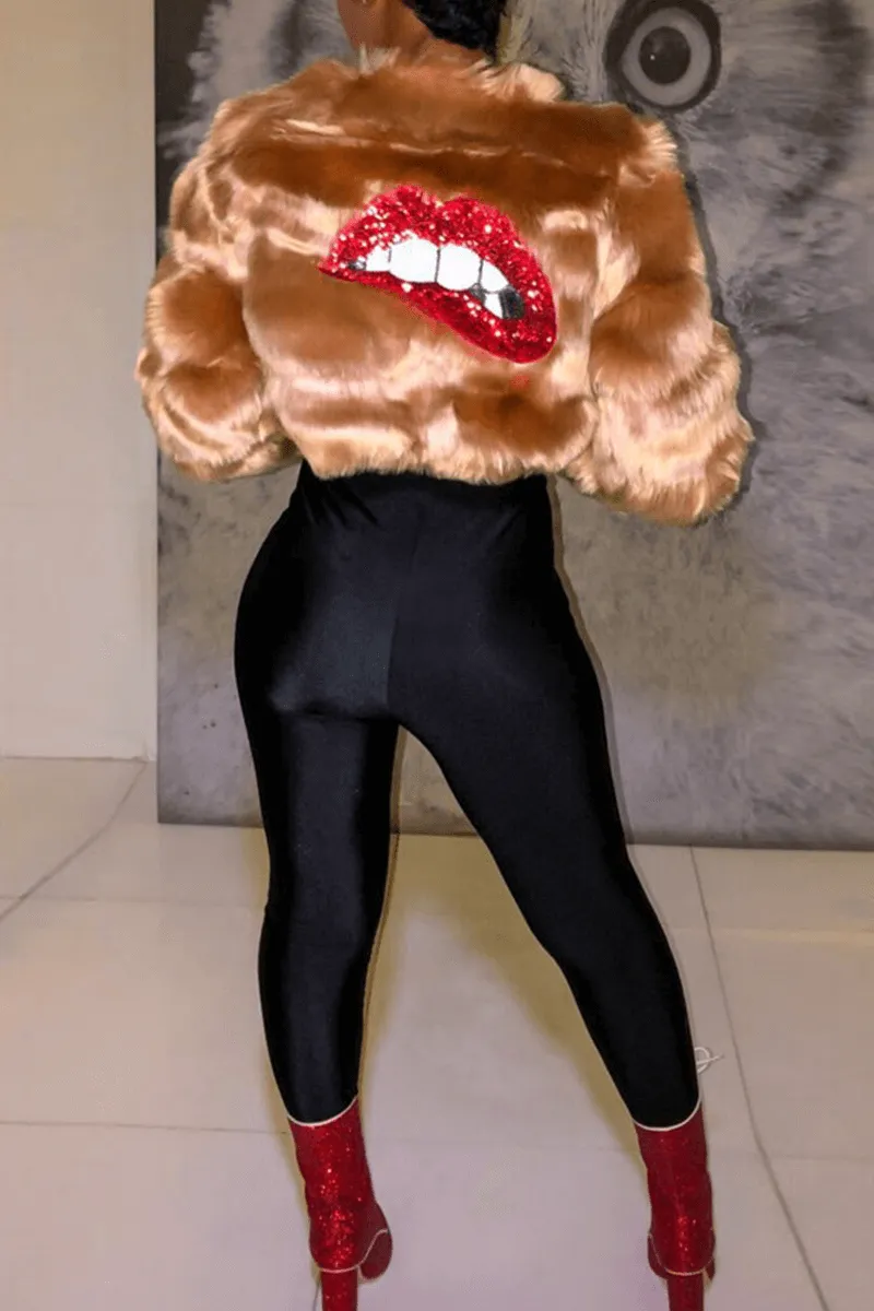 Fashion Casual Solid Color Thick Coats