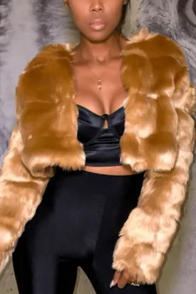 Fashion Casual Solid Color Thick Coats