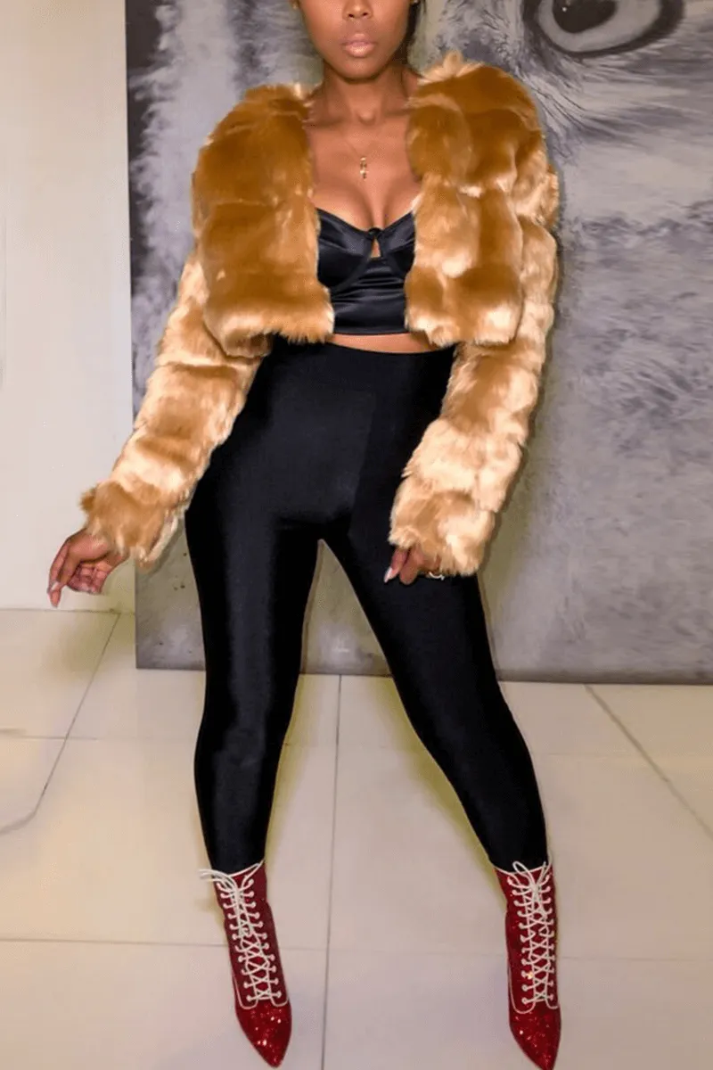 Fashion Casual Solid Color Thick Coats