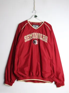 Florida Seminoles Jacket Mens 2XL Red College