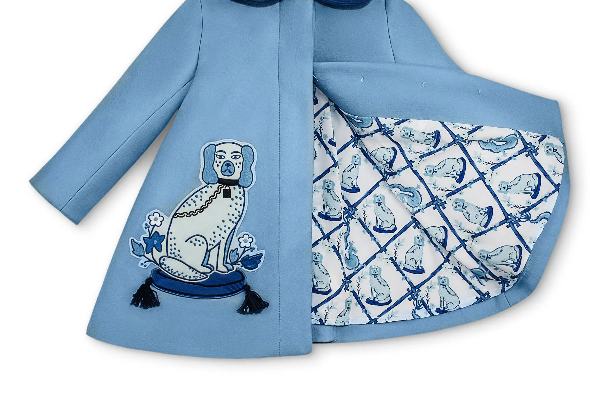 Girls Aldrich and Madame De Bleu Coat - Willa Heart Collection