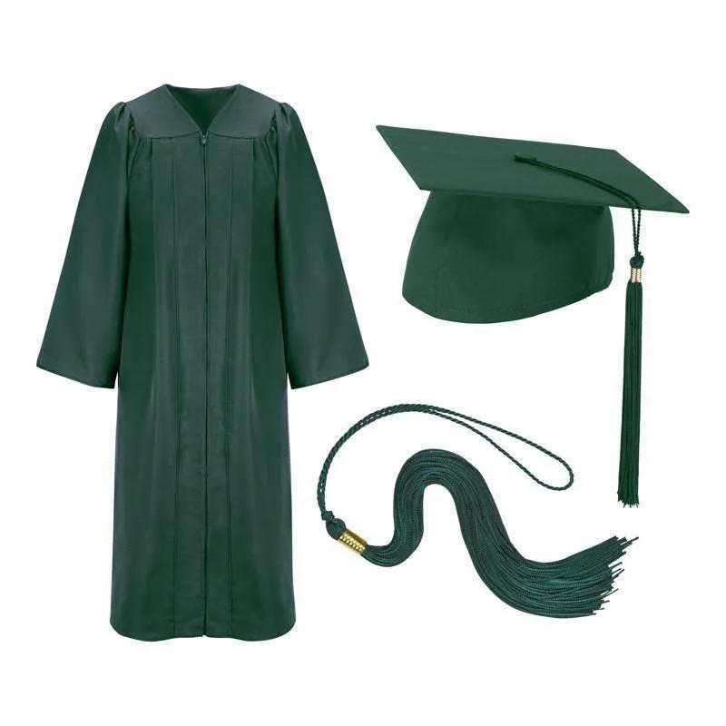 Graduation Caps And Gowns. Shiny Finish All Colors For Sale. American Company