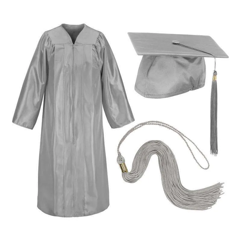 Graduation Caps And Gowns. Shiny Finish All Colors For Sale. American Company