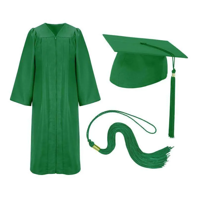 Graduation Caps And Gowns. Shiny Finish All Colors For Sale. American Company