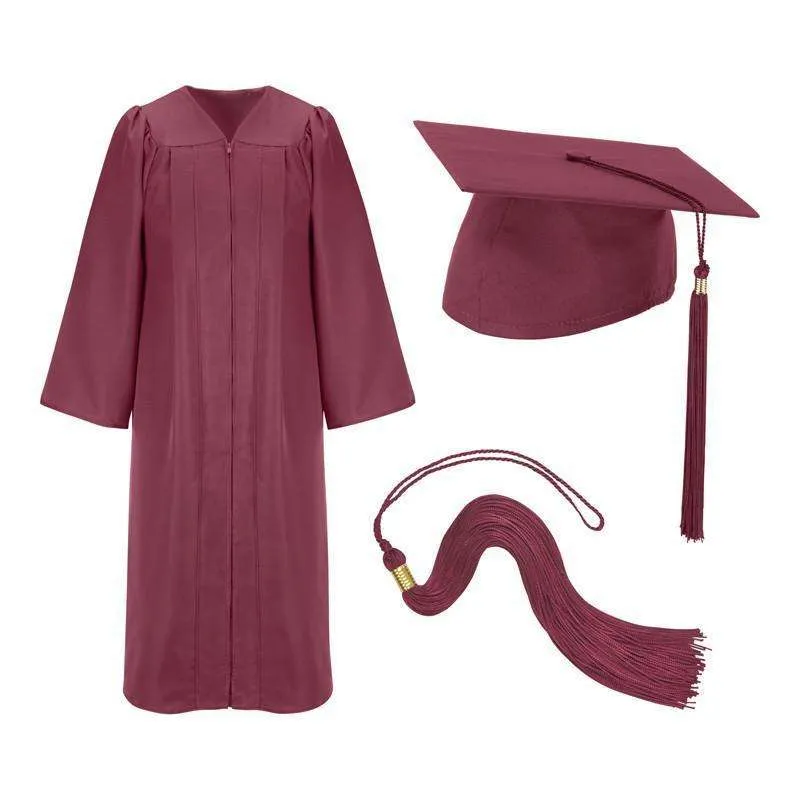 Graduation Caps And Gowns. Shiny Finish All Colors For Sale. American Company